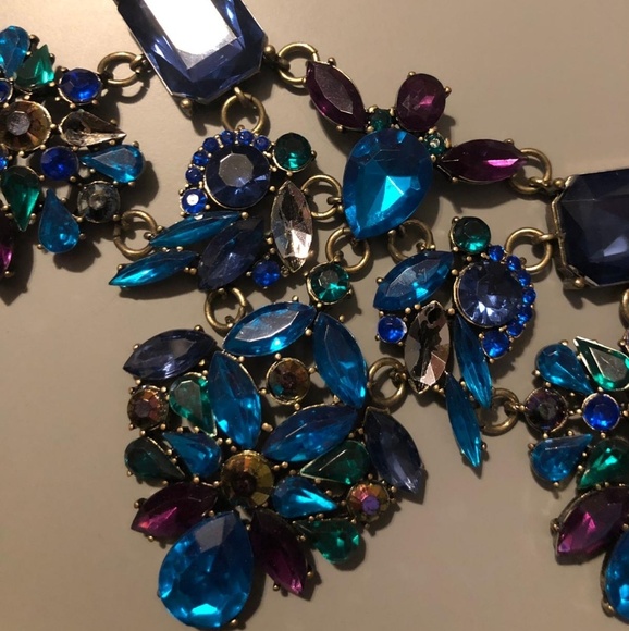 Tricolor statement necklace - Picture 1 of 2